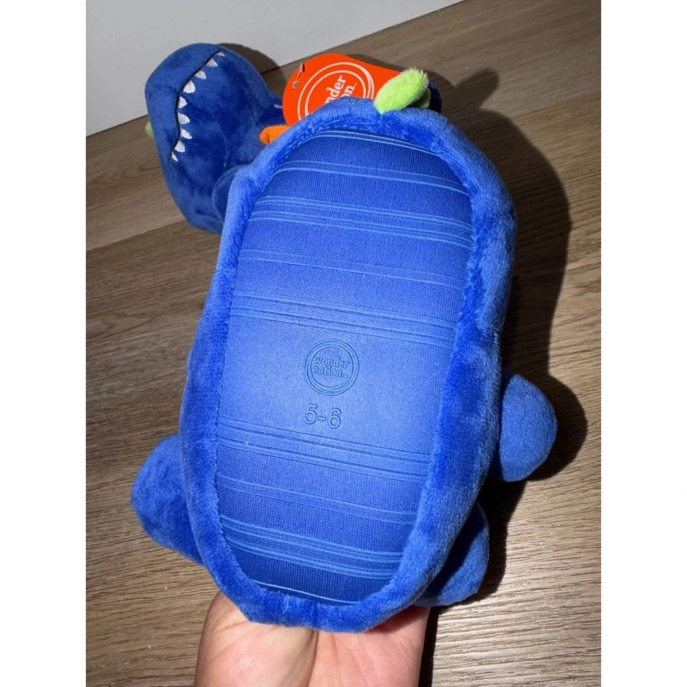 Toddler boy dinosaur slippers 5/6